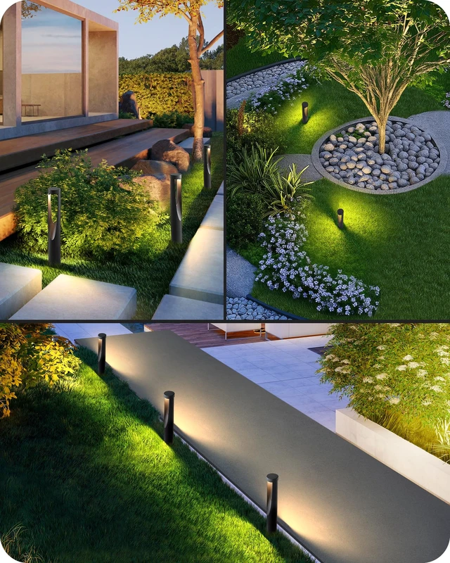 Alt view image 6 of 7 - EDISHINE Low Voltage Landscape Lights for Walkway 6 Pack | 150LM 3000K, CRI80, LED Electric Outdoor Landscape Lighting with Connectors, Waterproof for Yard, Garden