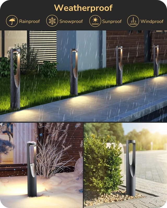 Alt view image 4 of 7 - EDISHINE Low Voltage Landscape Lights for Walkway 6 Pack | 150LM 3000K, CRI80, LED Electric Outdoor Landscape Lighting with Connectors, Waterproof for Yard, Garden