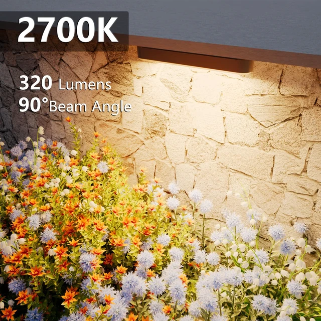 Alt view image 2 of 7 - VOLISUN 7 Inch Retaining Wall Lights, 2700K Hardscape Lighting, 12 Pack | IP67 Waterproof, Cuttable Low Voltage Landscape Lighting, 12V Paver Lights, 2.8W Outdoor Step Lights