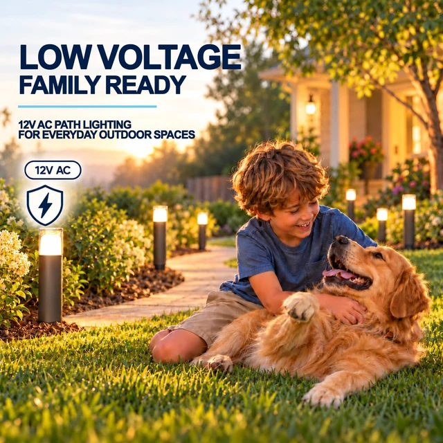 Alt view image 7 of 7 - LL LIGHTING LIVING 2PK Low Voltage Bollard Lights Die-Cast Aluminum & Real Glass Pathway Lights 1.2W 95LM 2700K Warm White G4 Replaceable Bulb Included, Waterproof Outdoor Landscape Lighting