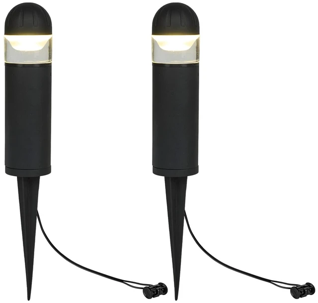 Main image of MULANDI Low Voltage Landscape Lighting Aluminum LED Bollard Lights 2 Pack | 2W 200LM 12V Waterproof Low Voltage Pathway Lights, 3000K Warm White Driveway Pathway Walkway lights, ETL UL CSA Listed