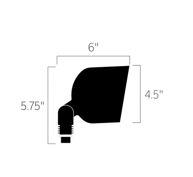 Alt view image 3 of 7 - Kichler PAR36 Low Voltage Landscape Spotlight Light, Centennial Brass | Customizable PAR36 system directs uplighting for trees and architectural accents (4.5" x 5.75"), 15487CBR