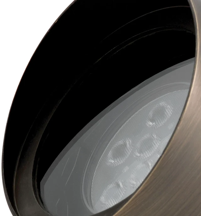 Alt view image 4 of 7 - Kichler PAR36 Low Voltage Landscape Spotlight Light, Centennial Brass | Customizable PAR36 system directs uplighting for trees and architectural accents (4.5" x 5.75"), 15487CBR