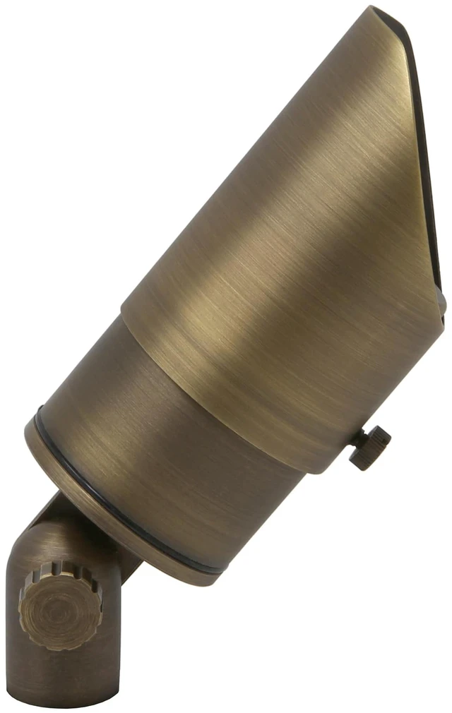 Alt view image 6 of 7 - Lightkiwi C4573 Adjustable Focus Outdoor Brass Spotlight LED Lighting Fixture for Low Voltage Landscape - Perfect for Garden, Fence, Garage Lights and More (Light Bulb Not Included)