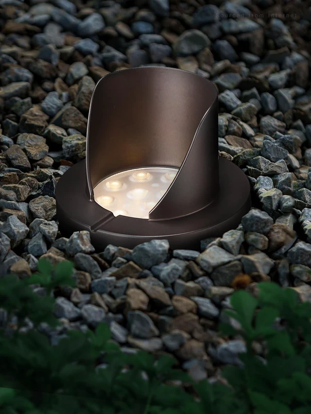 Alt view image 2 of 7 - LEONLITE 6-Pack Dia.4 Inch 3000K Well Lights Shielded Top Oil Rubbed Bronze | 12-24V AC/DC, CRI90, Landscape LED In Ground Outdoor, Low Voltage Garden Landscaping, Warm White, Aluminum