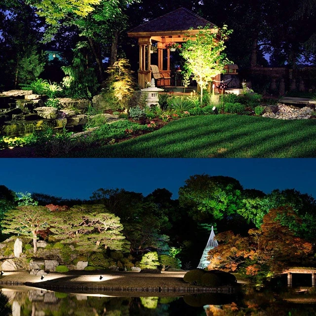 Alt view image 7 of 7 - SUNRIVER Low Voltage Landscape Lights Led Landscape Lighting 6W Outdoor Landscape Lights 12V 24V Waterproof Landscape Spotlights for Yard, Lawn, Garden(6 Pack Warm White)