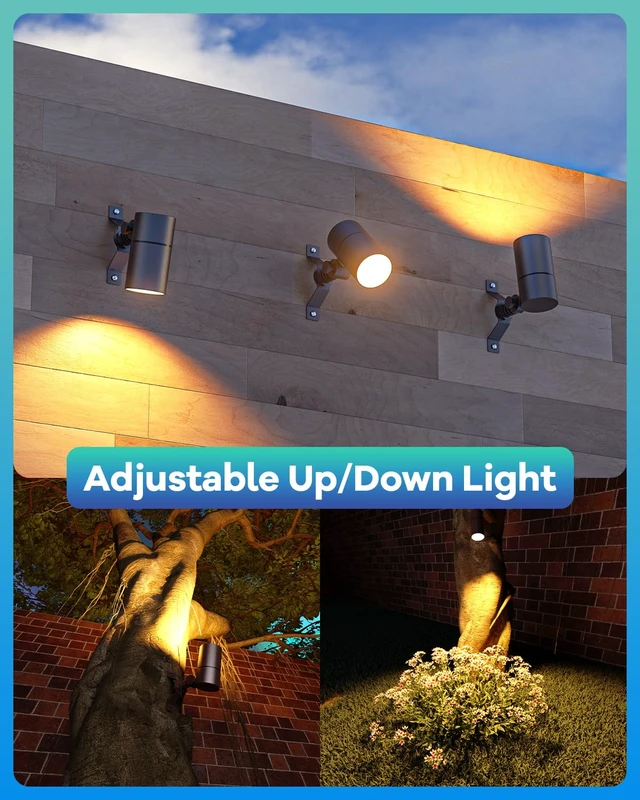 Alt view image 2 of 7 - Makergroup 12V Low Voltage Landscape Light for Down Light Tree Lights, Remote Control RGBW MR16 LED Bulb, RGB+CCT Tunable 2700K-6500K, IP65 Waterproof Spotlight for Outdoor Garden Yard Fence (Black)