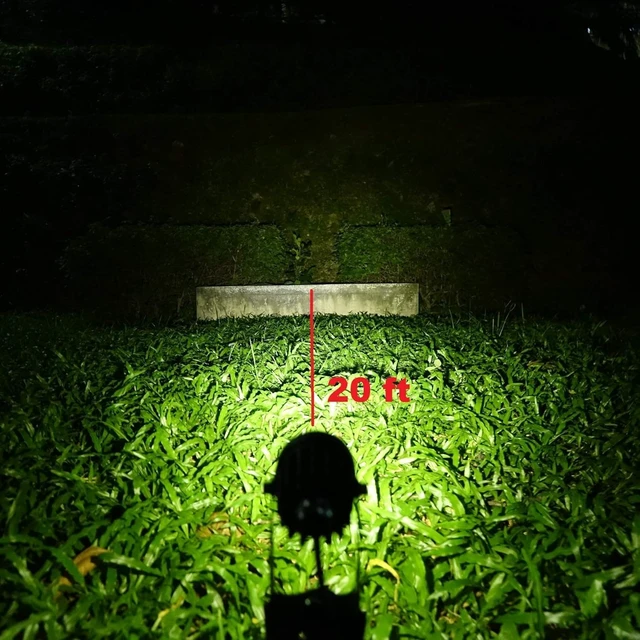 Alt view image 5 of 7 - 4-Spotlight Mini 50X Solar-Powered LED Spotlight (Warm White LED), Black Finish, Outdoor Garden Yard Landscape Downlight