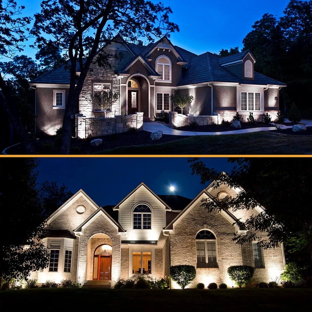 Alt view image 6 of 7 - ZUCKEO Low Voltage Landscape Lights LED Landscape Lighting with Connectors, 10W 12V 24V Outdoor Spotlights Waterproof Garden Flood Pathway Yard Lights 1000LM Daywhite Light(10Pack with Connector)