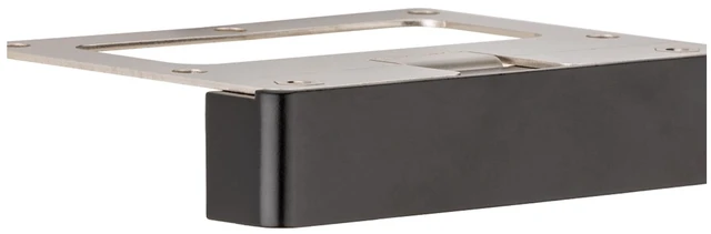 Main image of FXL LD Low Voltage LED Landscape Ledge Light, Flat Black | 75-lumen, 2700K G4 LED with a snap-on frosted lens, 10 ft. lead, and phase dimming for hardscape lighting (LDLED20WFB)
