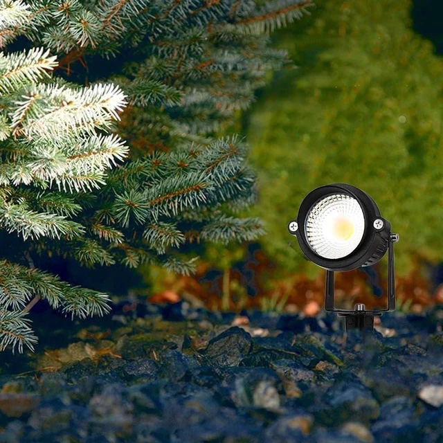 Alt view image 4 of 7 - ELEGLO Landscape Lights,Low Voltage Led Landscape Lighting, 12V AC/DC Waterproof Landscape Spotlights Outdoor Flag Spot Light with Wire Connectors for Tree Flag Spotlight 5000K White Lawn 12Pack