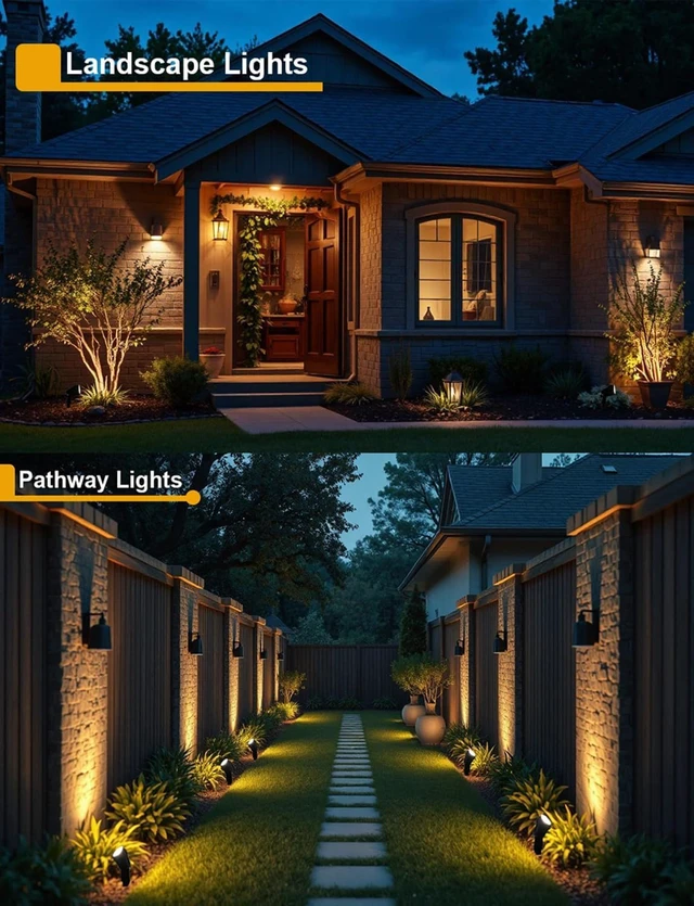 Alt view image 7 of 7 - Motrackcao 12W Landscape Lights Low Voltage LED Landscape Lighting Spotlight Waterproof Garden Pathway Christmas Decorative Lights Outdoor (Warm White 10 Pack)