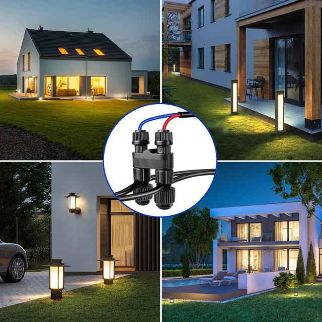 Alt view image 7 of 7 - Low Voltage Wire Connectors 30 Pack, Fastlock2 Landscape Lighting Connectors, Waterproof Tool-Free Quick Connect Electrical Wire Connectors for 1218 Gauge Cable, Outdoor Garden Pathway & Yard Lights