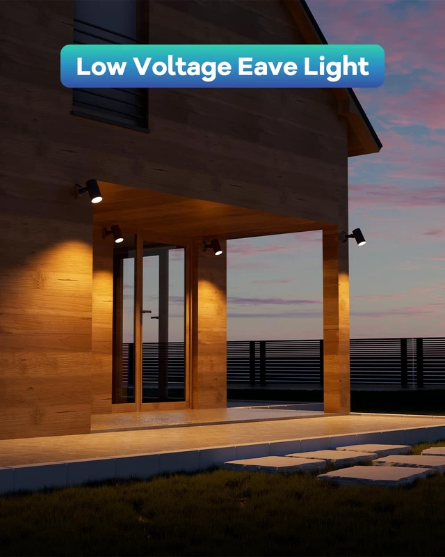 Alt view image 3 of 3 - Makergroup Landscape Light Tree Mount, Low Voltage Down Lights 12V 4-Pack | MR16 LED Bulb, Up/Down Adjustable Lighting Angle, Waterproof Outdoor Spotlight Wired for Tree Yard Garden Patio House