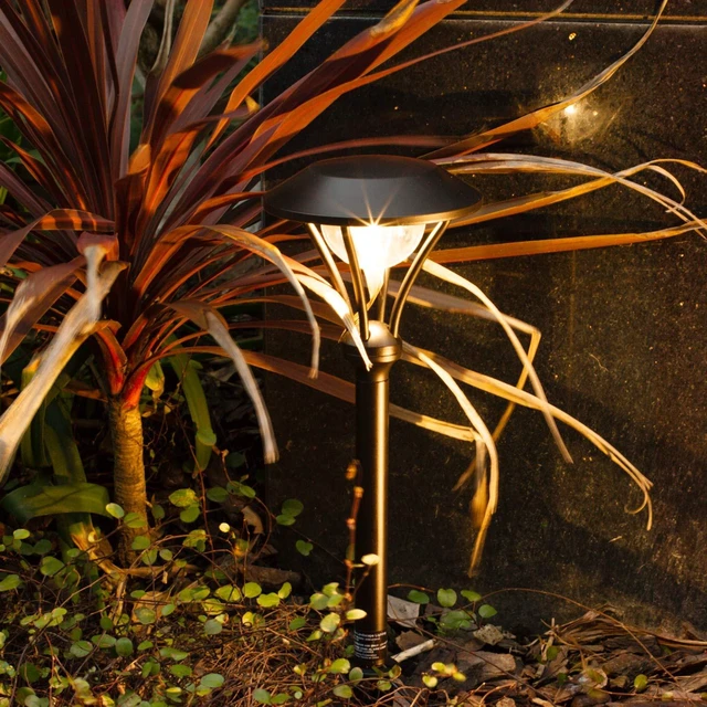 Alt view image 3 of 7 - Malibu Celestail LED Pathway Light LED Low Voltage Landscape Lighting Garden Light for Driveway, Yard, Lawn, Pathway, Garden 8406-2104-01