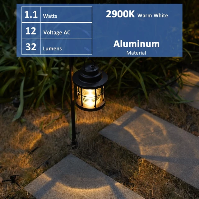 Alt view image 2 of 7 - Malibu Lightning 8422-4110-01 Harbor Collection LED Low Voltage Jelly Jar Pathway Light- Black