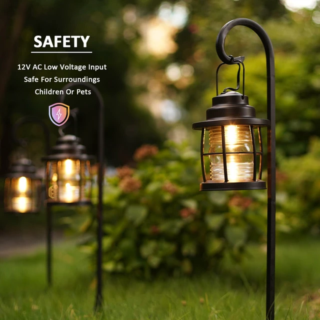 Alt view image 4 of 7 - Malibu Lightning 8422-4110-01 Harbor Collection LED Low Voltage Jelly Jar Pathway Light- Black