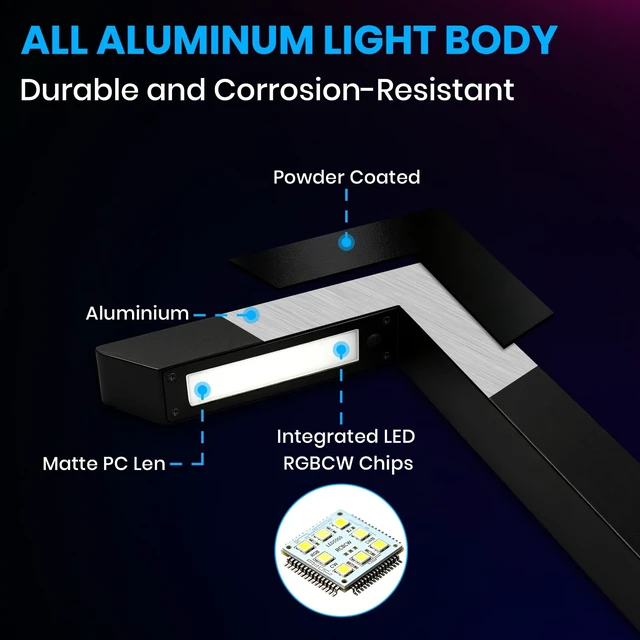 Alt view image 6 of 7 - ZestPatio Plug in Outdoor RGB Landscape Pathway Lights Kit with Timer | Total 20W, 44.3Ft, Color Changing Landscape Lights for Outdoor Path Walkway Driveway of Christmas, Aluminum, Black, Set of 4
