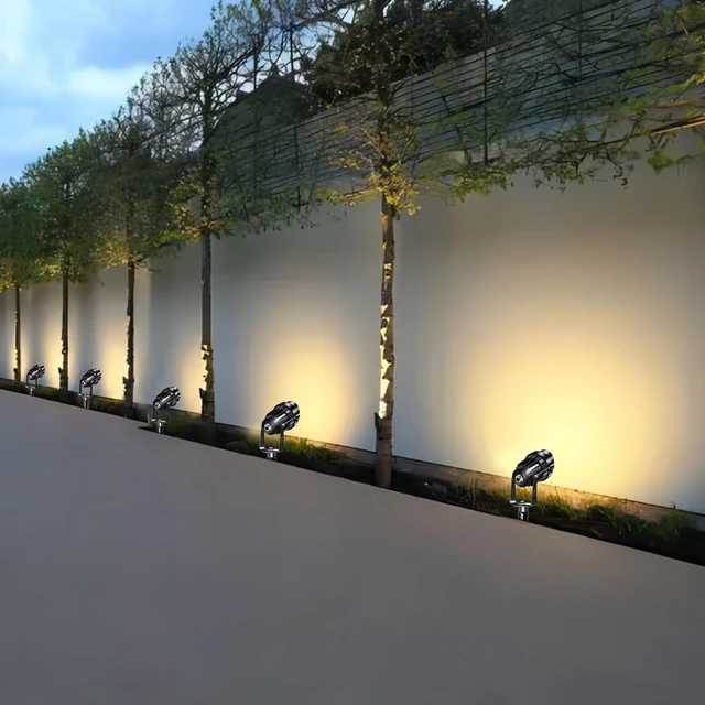 Alt view image 7 of 7 - AHSELLUS Low Voltage Landscape Lights with Connectors Outdoor: 7W 700LM LED Landscape Lighting for Tree Garden Yard Pathway | 12V 24V Warm White 3000K Spotlights | IP66 Waterproof | 8 Pack