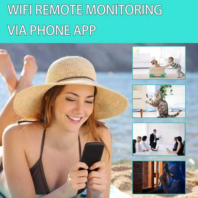 Alt view image 4 of 7 - Huxuoit Hidden Spy Camera, USB Charger Design, 1080P HD, Motion Detection, Loop Recording, WiFi, Indoor Home Security Nanny Cam