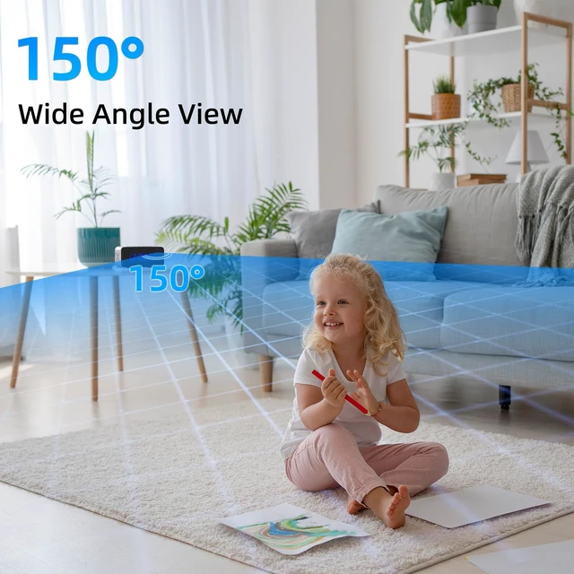 Alt view image 7 of 7 - Tccbac Hidden Camera Clock 4K WiFi, 3-in-1 Spy Cam with Bluetooth Speaker | nanny cam hidden camera, motion detection alert, real-time App remote view, night vision, micro SD storage