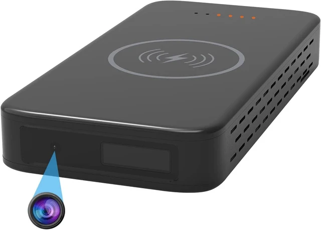 Main image of Security Hidden Camera in Power Bank, Real 1080P FULL HD Mini Cam | Wireless Charger with Night Vision and Motion Detection, APP Remote Control,Support 2.4G/5G and SD card Storage(Not Included)