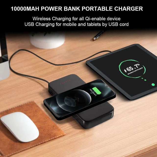 Alt view image 4 of 7 - Security Hidden Camera in Power Bank, Real 1080P FULL HD Mini Cam | Wireless Charger with Night Vision and Motion Detection, APP Remote Control,Support 2.4G/5G and SD card Storage(Not Included)