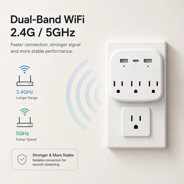 Alt view image 3 of 7 - 1080P Hidden Camera Wall Plug with Motion Detection, WiFi Spy Camera for Home Security, Wireless Nanny Cam for Baby Monitor & Pet Camera, Remote Viewing Indoor Security Camera with SD Card