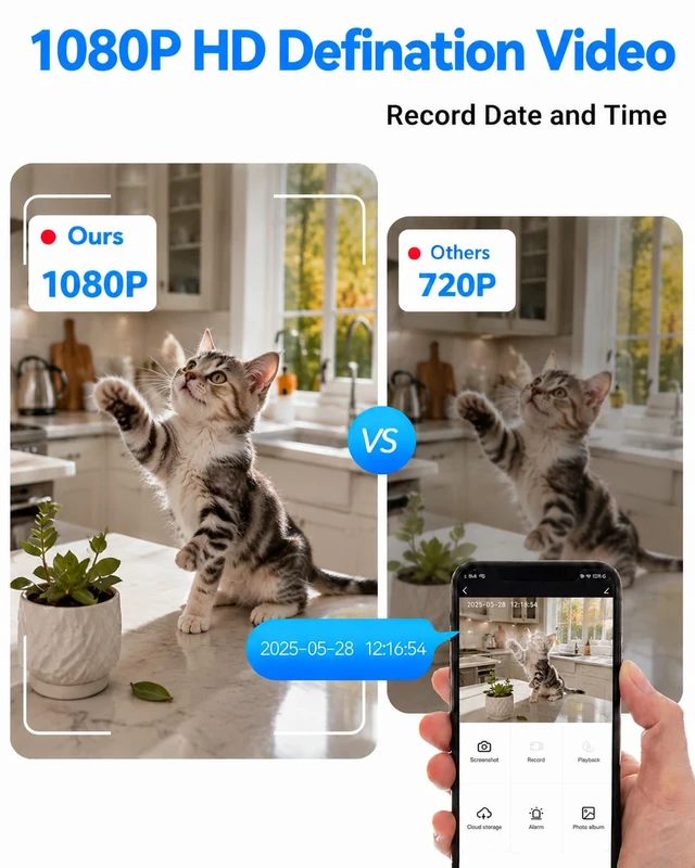 Alt view image 5 of 7 - 2026 Upgraded 1080p WiFi Nanny Cam Hidden Camera Wall Outlet | With Motion Detection, Loop Recording, Remote Viewing, for Indoor Security Home & Office, WIFI & SD Storage, No Audio