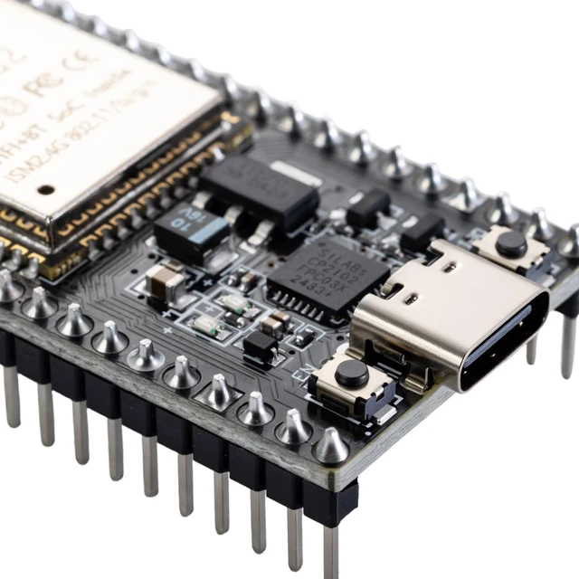 Alt view image 7 of 7 - hiBCTR 12-Pack ESP32-DevKitC-32 Development Board, Type-C, 38-Pin | ESP-32D chip, WiFi and Bluetooth dual-core, for IoT, smart home, and MCU development projects