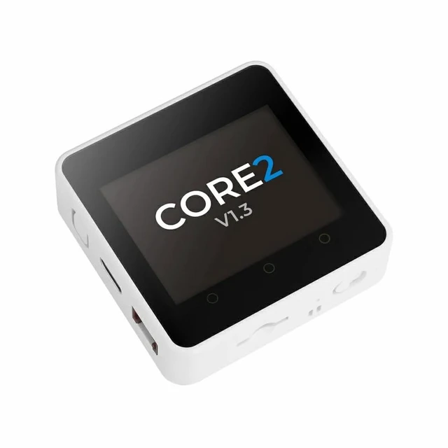 Main image of M5Stack Official Core2 ESP32 IoT Development Kit v1.3 | ESP32 dual-core 240MHz, 2.0"vivid touchscreen, Wi-Fi, Grove expansion, 500mAh battery ideal for IoT/HMI prototyping
