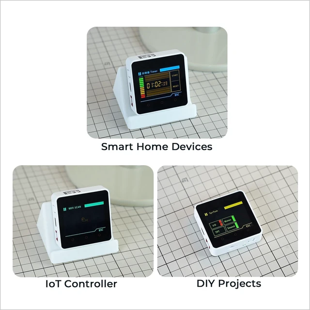 Alt view image 7 of 7 - M5Stack Official Core2 ESP32 IoT Development Kit v1.3 | ESP32 dual-core 240MHz, 2.0"vivid touchscreen, Wi-Fi, Grove expansion, 500mAh battery ideal for IoT/HMI prototyping