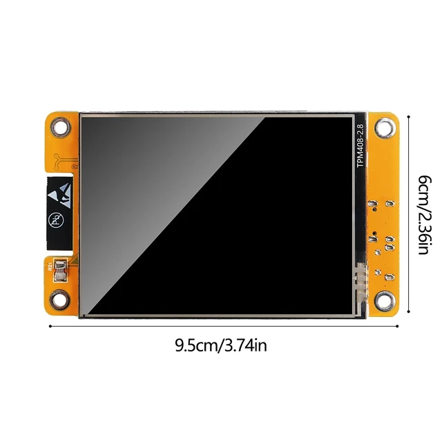 Alt view image 4 of 6 - AITRIP 2 Pack 2.8" ESP32 Display ILI9341 Driver with Acrylic Case, 2.8inch ESP32-2432S028R ESP32 Display 240x320 Resistive Touchscreen TFT LCD, ESP32 Development Board for Arduino IDE