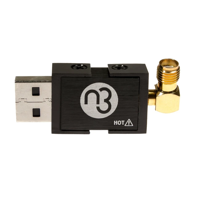 Alt view image 2 of 5 - NooElec NESDR Nano 3 - Premium Tiny RTL-SDR w/Aluminum Enclosure, 0.5PPM TCXO, SMA & MCX Input & Custom Heatsink. RTL2832U & R820T2-Based Software Defined Radio