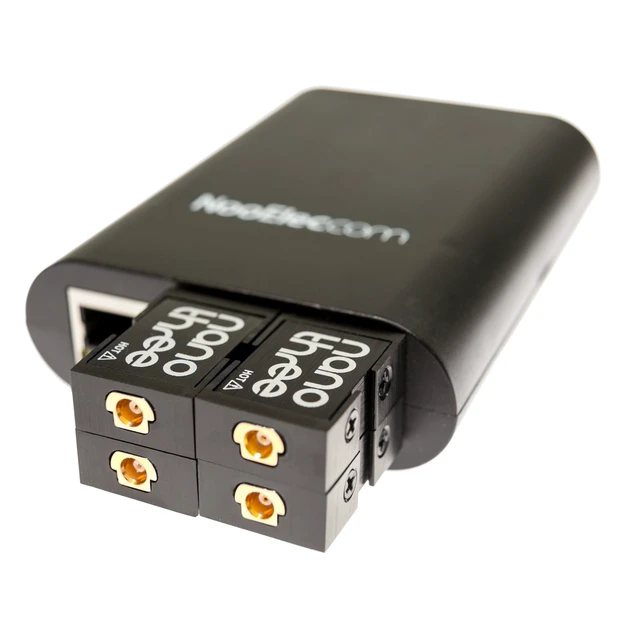 Alt view image 4 of 5 - NooElec NESDR Nano 3 - Premium Tiny RTL-SDR w/Aluminum Enclosure, 0.5PPM TCXO, SMA & MCX Input & Custom Heatsink. RTL2832U & R820T2-Based Software Defined Radio