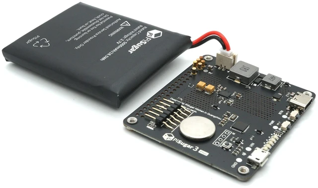 Main image of PiSugar 3 Plus Pwnagotchi Power Management | For Raspberry Pi 3B/3B+/4B/5 Model (Not Include Raspberry Pi)