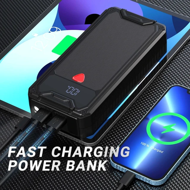 Alt view image 4 of 7 - 4000A Battery Jump Starter Portable, USB C Car Battery Pack Jump Starter Box for Car, 26800mAh Booster Jump Start Power Bank Jumper Starter Portable