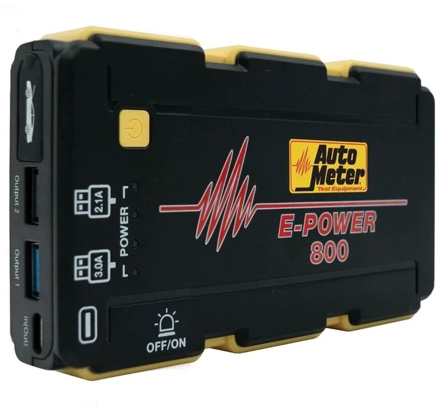 Main image of Auto Meter EP-800 Jump Starter 12V Emergency Battery Pack 800A Peak/2220 MAH
