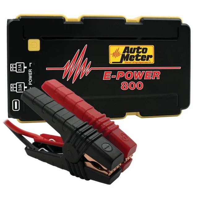 Alt view image 2 of 4 - Auto Meter EP-800 Jump Starter 12V Emergency Battery Pack 800A Peak/2220 MAH