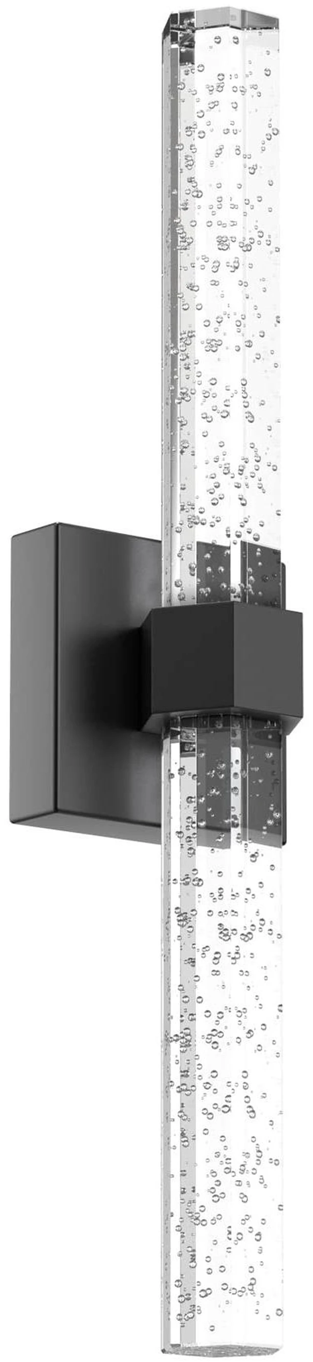 Main image of Aipsun Bathroom Light fixtures, Black Vanity Lights with Bubble Crystal,19.7inch Modern Vanity Lighting fixtures Bathroom Wall Light Fixtures Over Mirror(White Light 6000K)