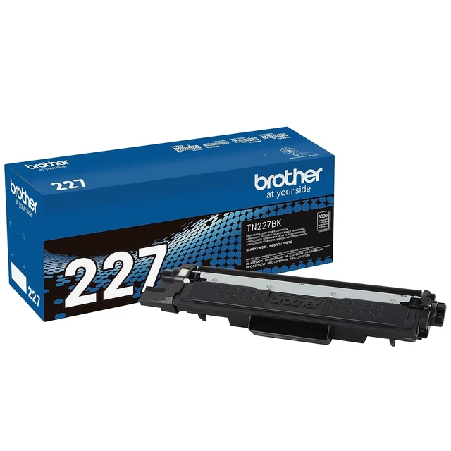 Alt view image 7 of 7 - Brother Genuine TN227, TN227BK, High Yield Toner Cartridge, Replacement Black Toner, Page Yield Up to 3,000 Pages, TN227BK, Amazon Dash Available