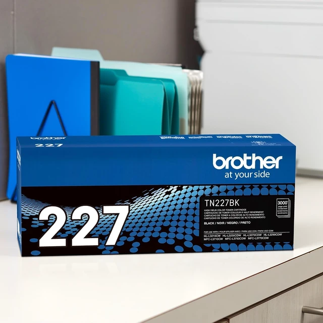 Alt view image 5 of 7 - Brother Genuine TN227, TN227BK, High Yield Toner Cartridge, Replacement Black Toner, Page Yield Up to 3,000 Pages, TN227BK, Amazon Dash Available