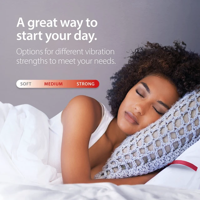 Alt view image 3 of 7 - Vibio Bluetooth Bed Shaker Silent Alarm with Call Alert for Heavy Sleeper | Rechargeable Bluetooth Bed Shaker Supports Multiple Alarms Plus Call and Message Notifications in a Compact Travel Design.