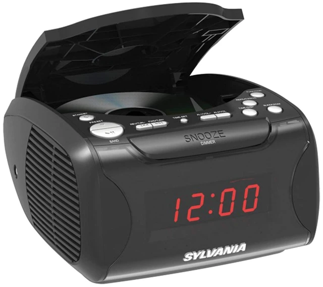 Alt view image 4 of 4 - Proscan CD Clock Radio with USB Charger Model PCR4896
