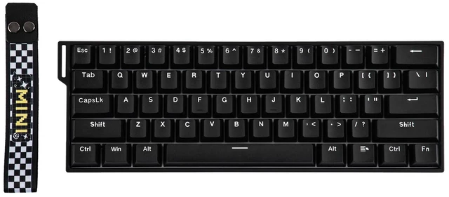Main image of EPOMAKER Aula MINI60 HE Hall Effect Gaming Keyboard,2.4GHz/BT, 8KHz Polling | SOCD & DKS, Adjustable Actuation & Fast Trigger, PBT Keycap, 60% Wireless Mechanical Keyboard for Win/Mac (Standard)
