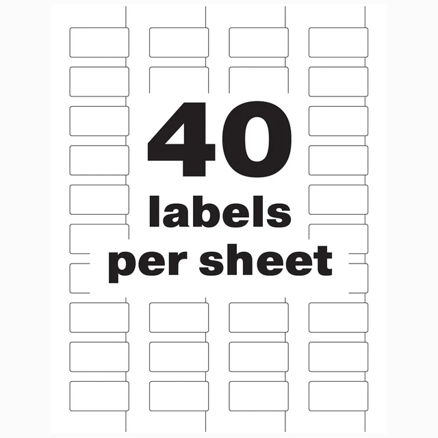 Alt view image 6 of 7 - Avery® Durable Asset Tags, 0.75" x 1.5", White, 320 Labels | Waterproof Labels Great for Tracking Office Electronics, School Technology, Tools, Equipment, and Other Valuable Property