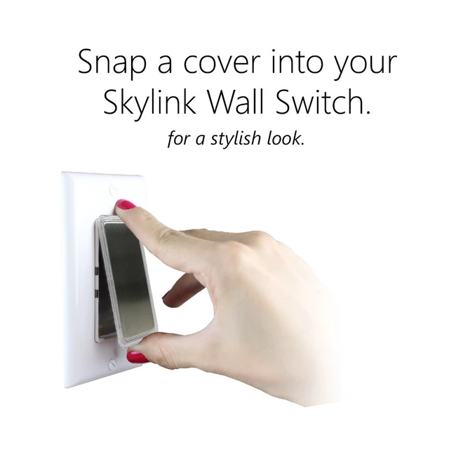 Alt view image 4 of 7 - SK-7A Wireless DIY 3-Way Dimmable On Off Anywhere Lighting Home Control Dimmer Wall Switch Set with Snap On Cover, no neutral wire required.