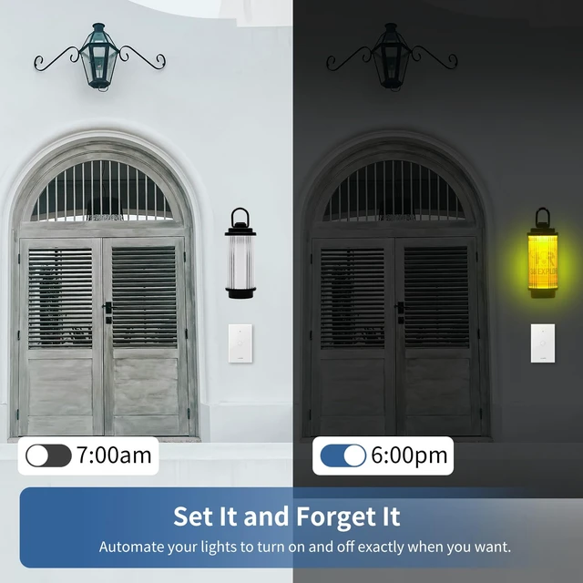 Alt view image 7 of 7 - Smart Touch Wall Light Switch with Matter, Tempered-Glass Panel, Neutral Wire Required, Single-Pole, 2.4GHz Wi-Fi, App/Voice Control with Alexa/Google/Apple Home, Timers & Schedules 3Gang - 3Pack