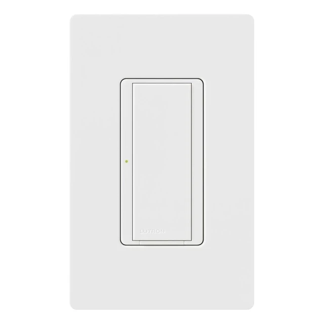 Alt view image 2 of 5 - Lutron Maestro Digital Switch, 8A Single Pole/Multi Location, MA-S8AM-WH, White