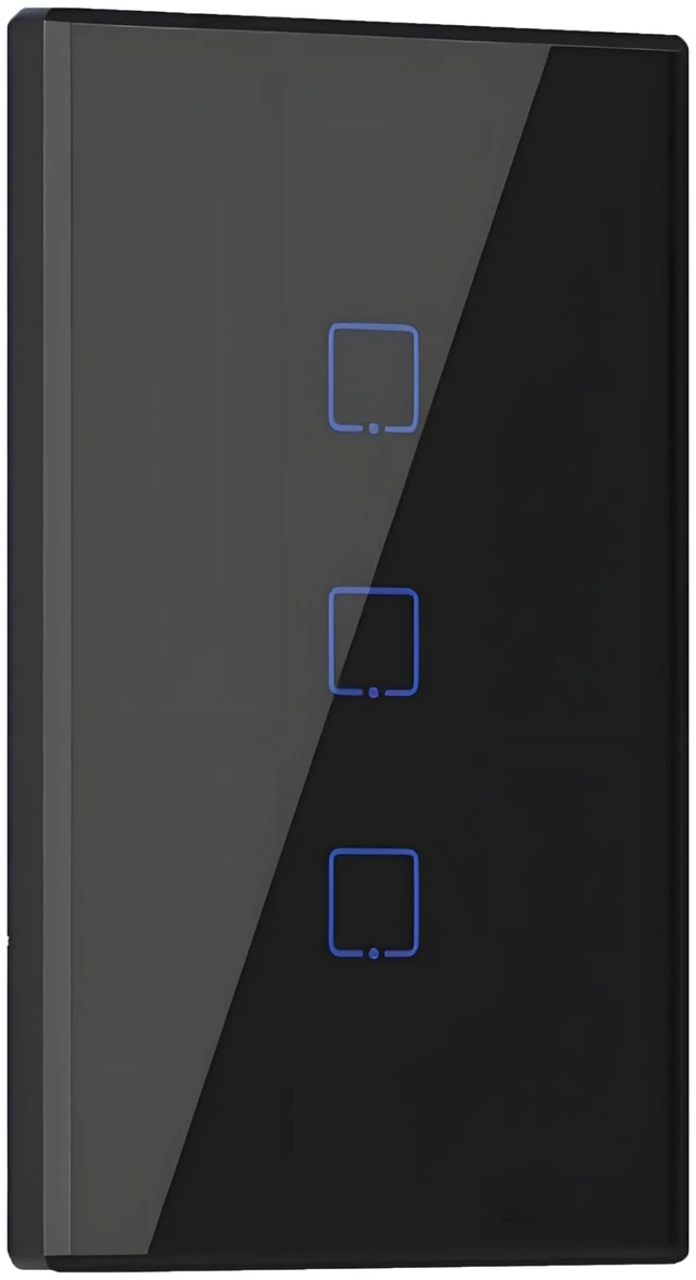 Main image of ALLYES Smart Light Switch2.4GHz WiFi Touch Smart Wall Switch for Lights, Suitable for Hexagon Garage Lights, Compatible with Alexa and Google Home 3 Gang 1 Way